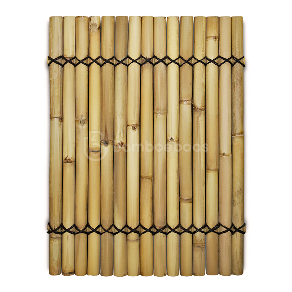 Bamboe schutting halfrond palmtouw Naturel 90x120 cm